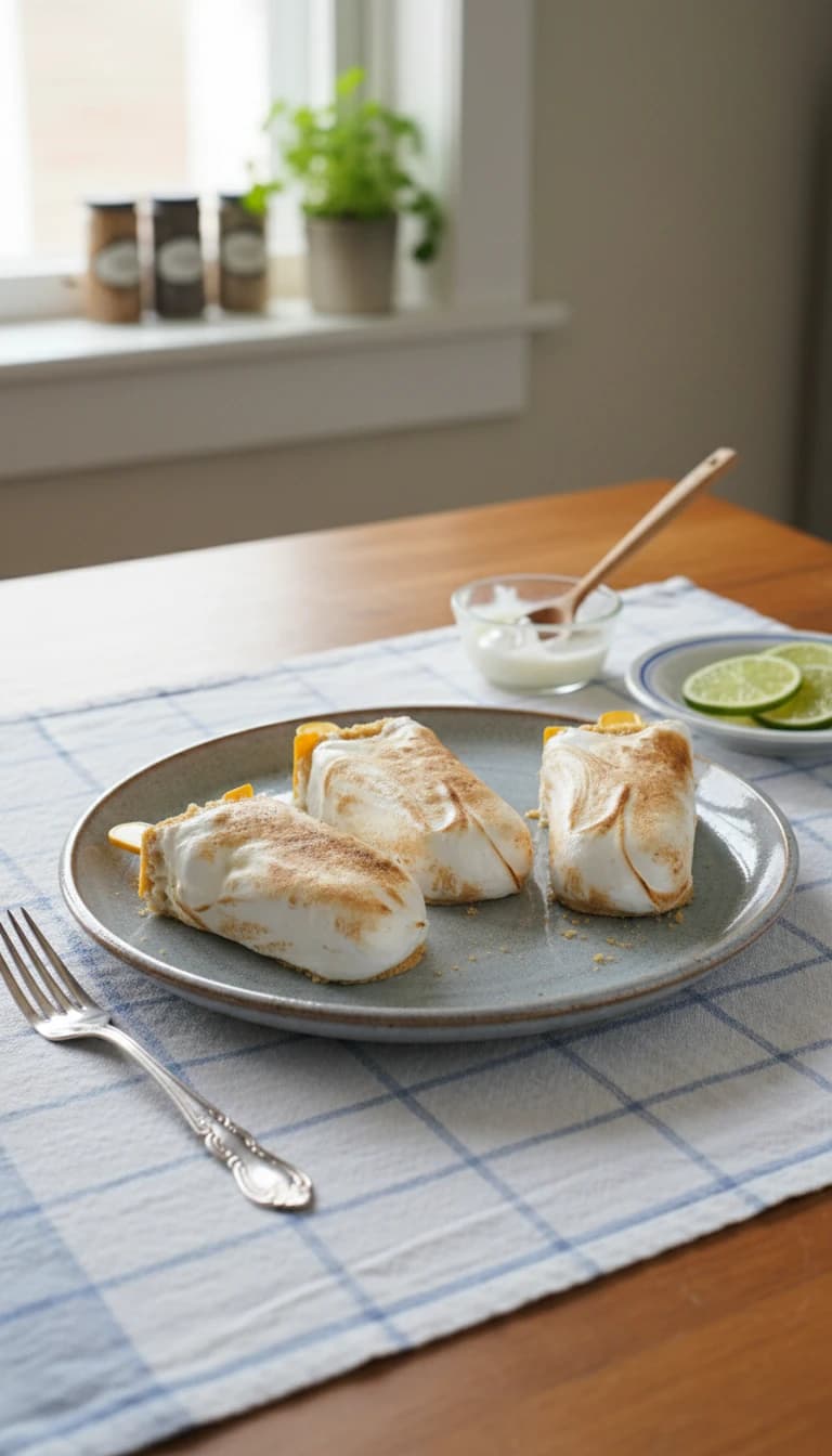 Picolés de Limão com Merengue