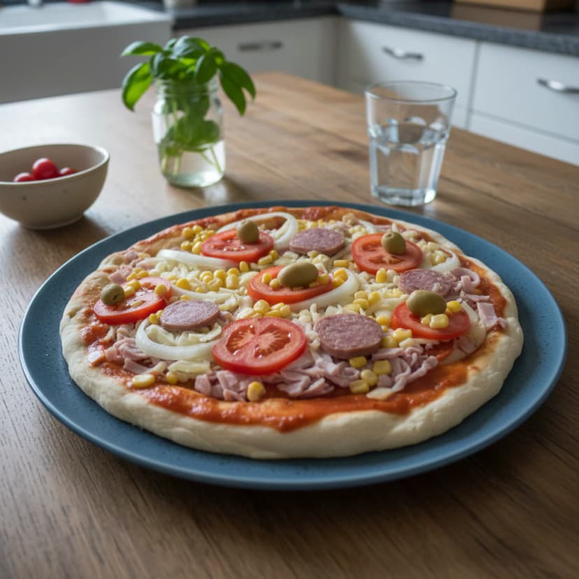 Pizza com Borda Recheada de Catupiry