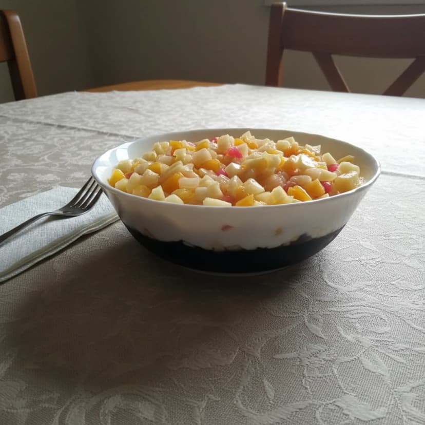 Pizza de Gelatina em Camadas