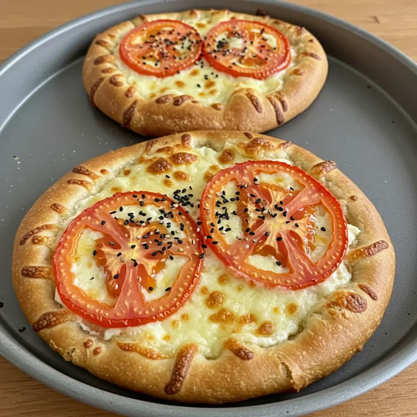 Pizza de Mussarela Caseira