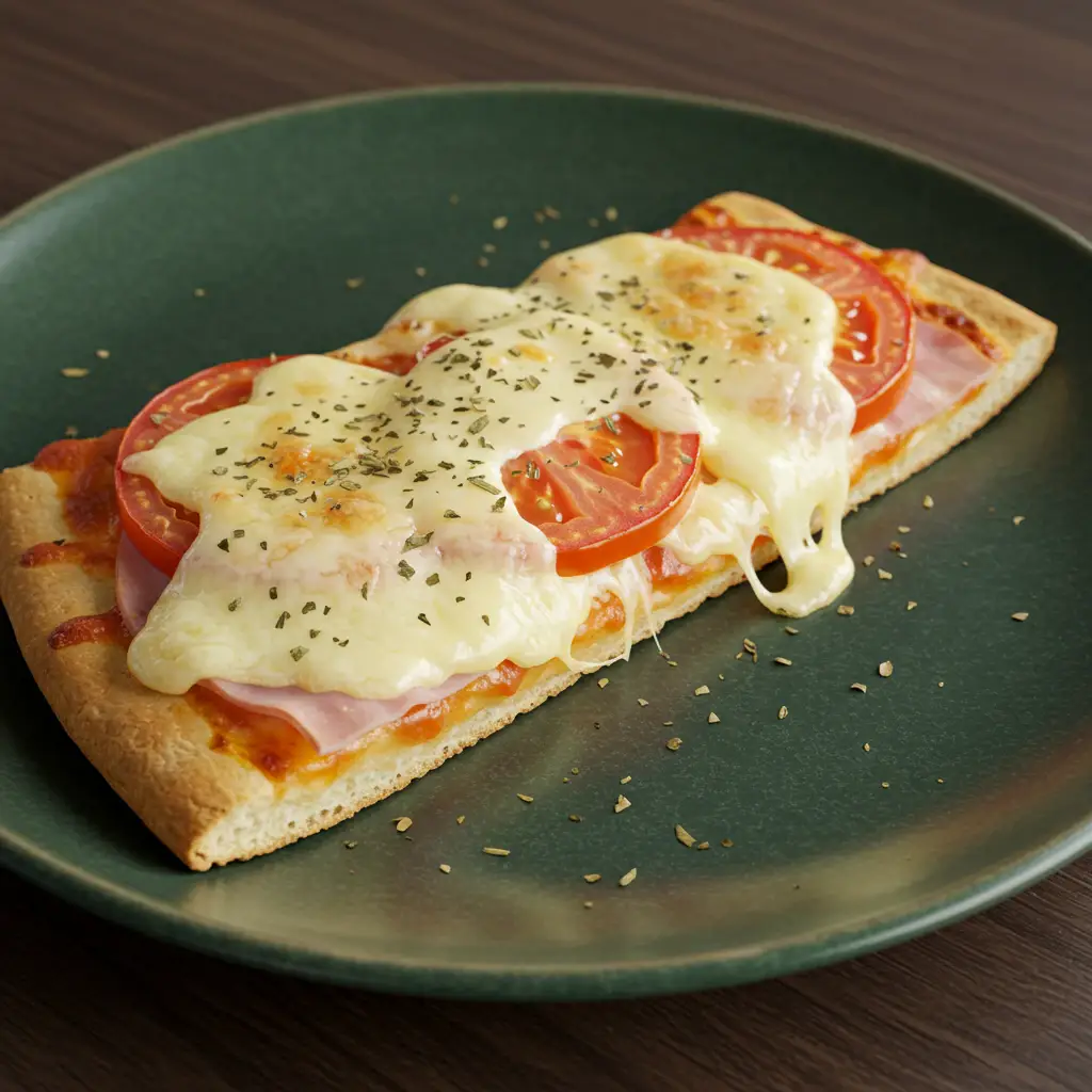 Pizza Low Carb de Queijo e Amêndoas