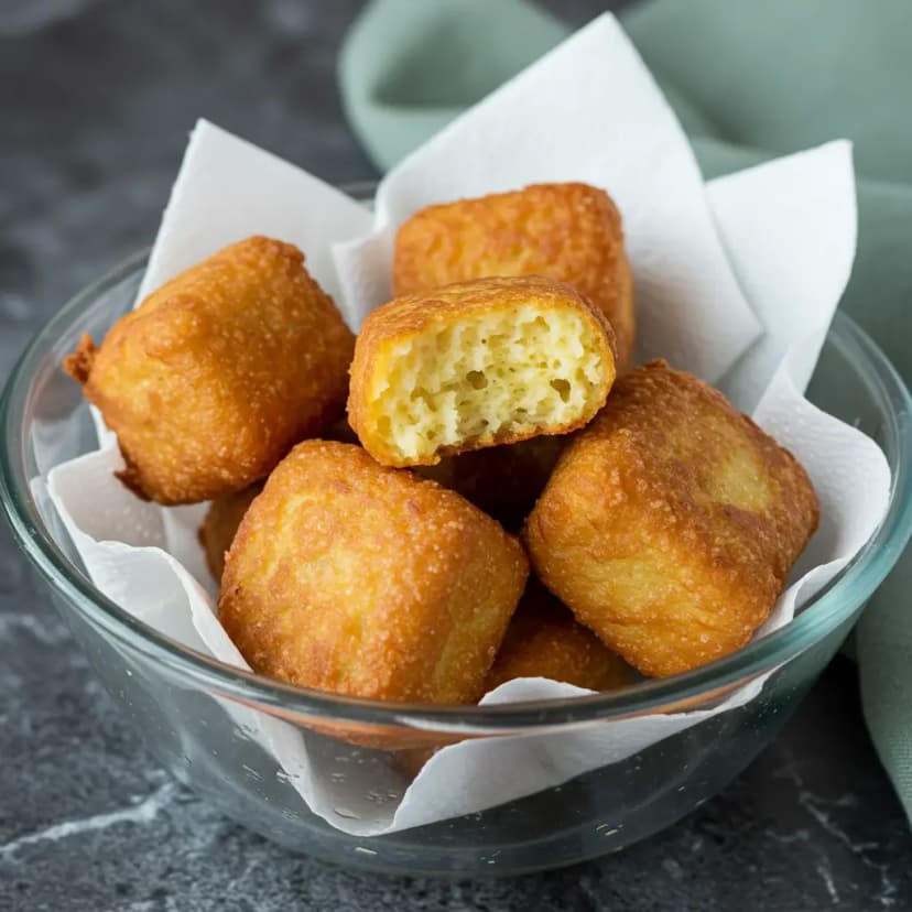 Polenta Frita com Arroz