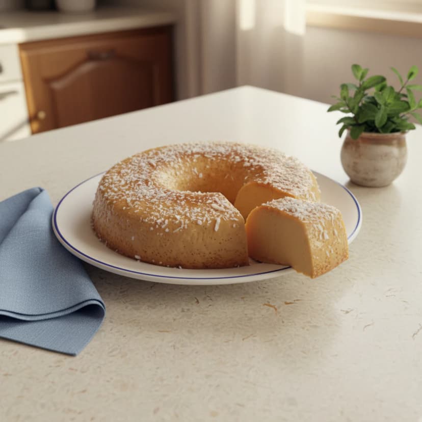 Pudim Cremoso de Doce de Leite Caseiro