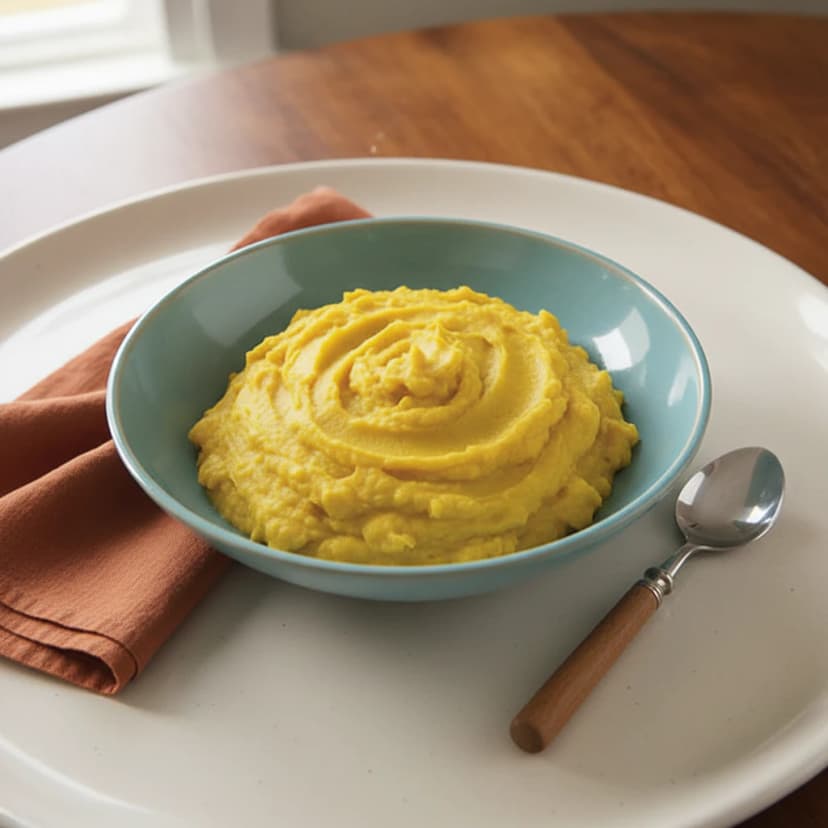 Purê cremoso de batata-doce