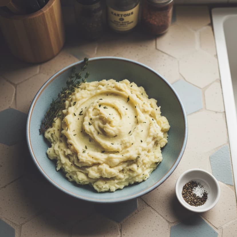 Purê de Batata Cremoso com Parmesão