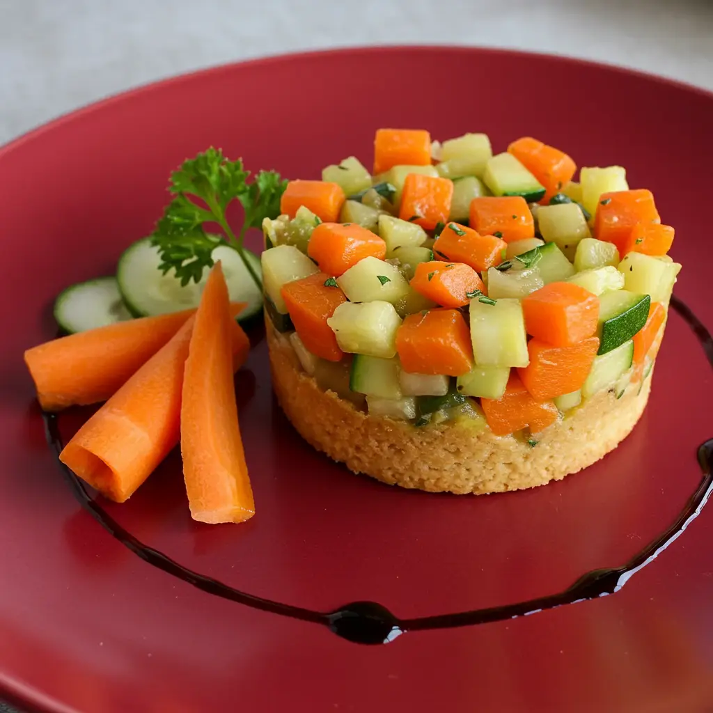 Quiche de Carne Moída à Jardinera
