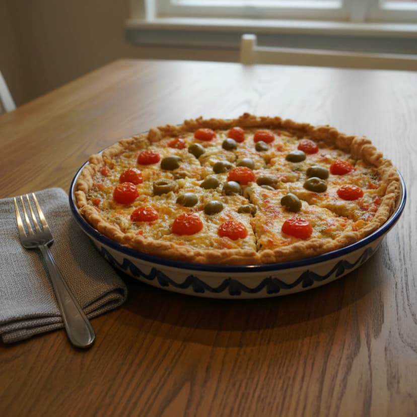 Quiche Light de Verão