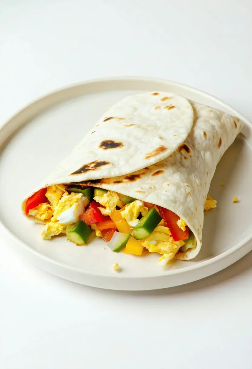 Burrito Rápido para o Café da Manhã