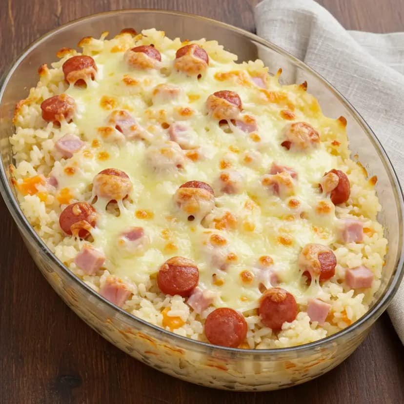 Risoto de Calabresa e Presunto