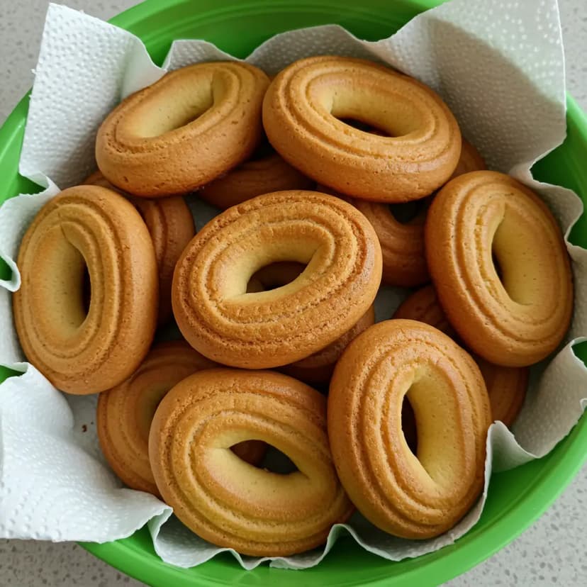 Rosca de polvilho frita