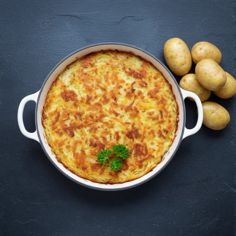 Rösti de Batata com Bacon