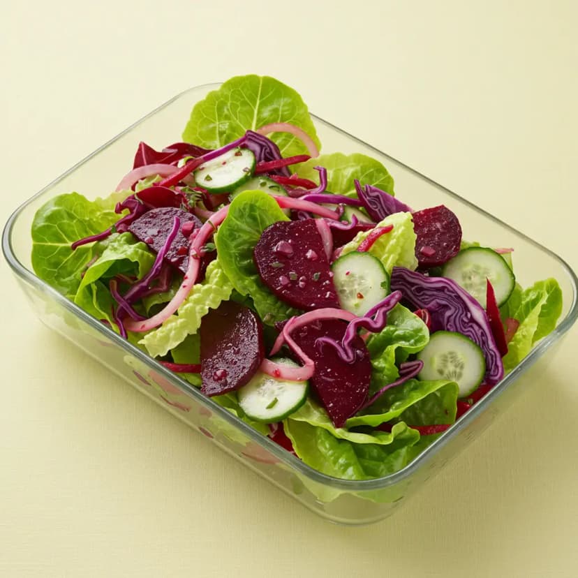 Salada Crocante com Rúcula e Beterraba