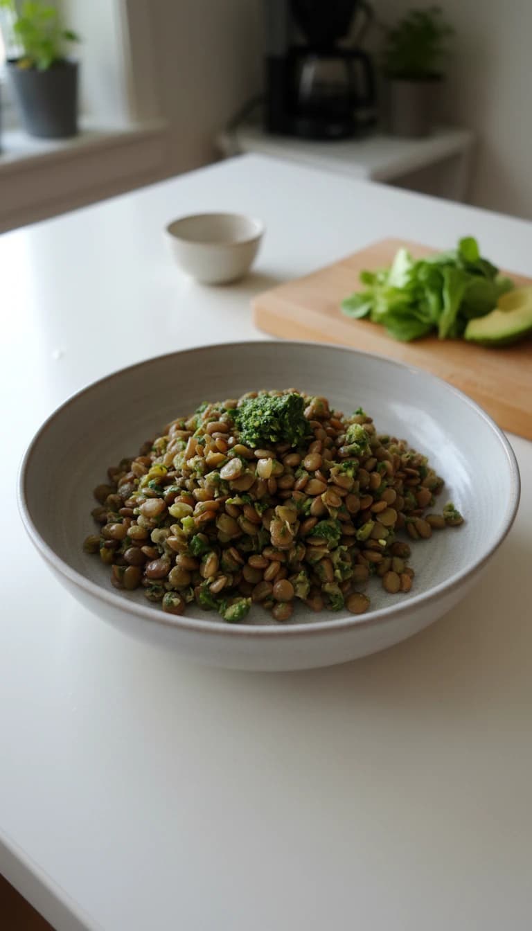 Salada de Lentilha e Tomate