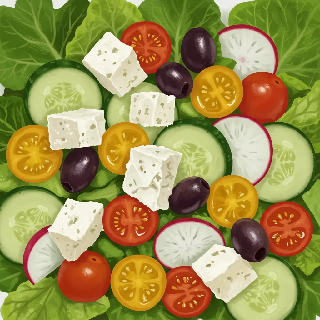 Salada Grega Refrescante