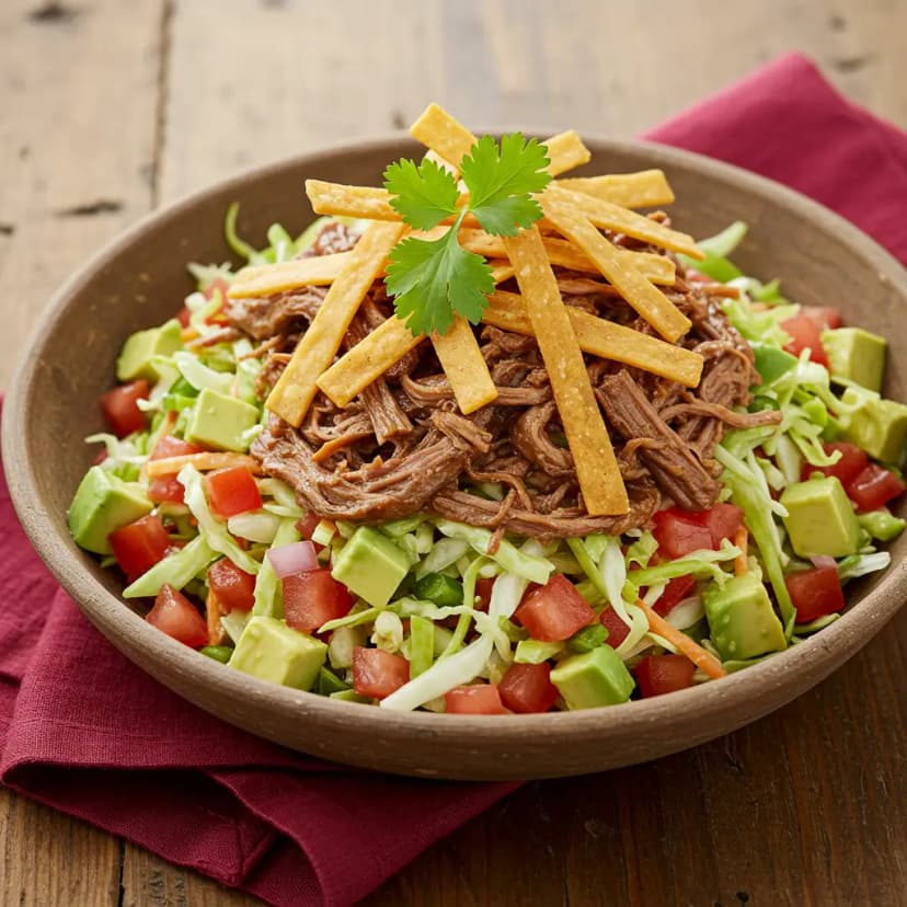 Salada Tex-Mex com Frango e Abacate