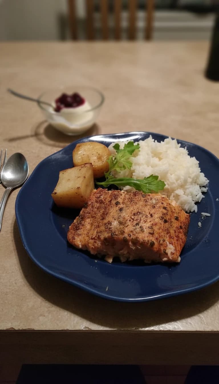 Salmão ao Molho Cremoso de Maracujá