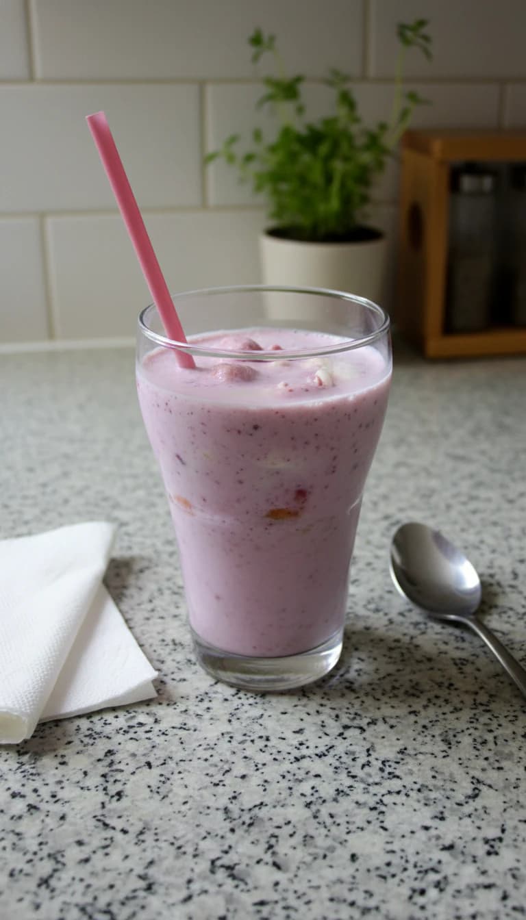 Smoothie Cremoso de Frutas Vermelhas