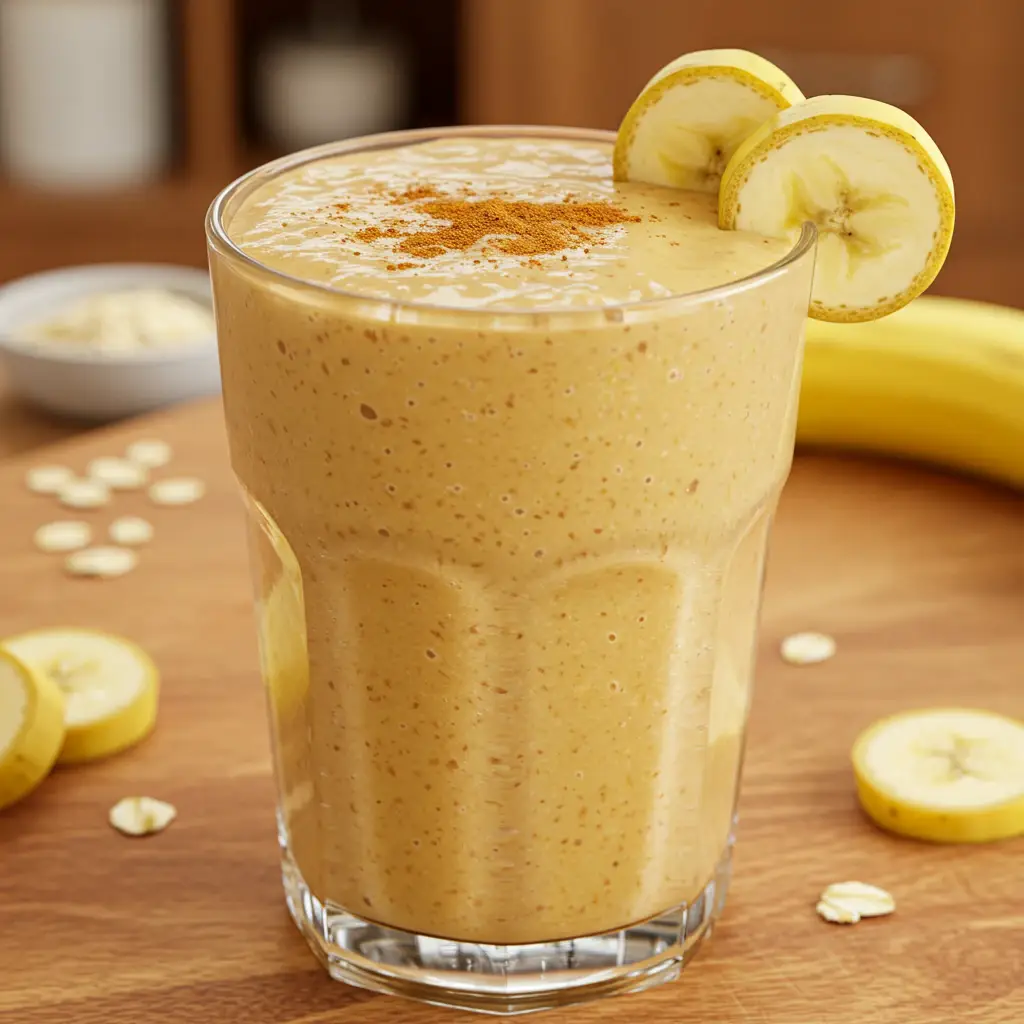 Smoothie de Banana e Aveia
