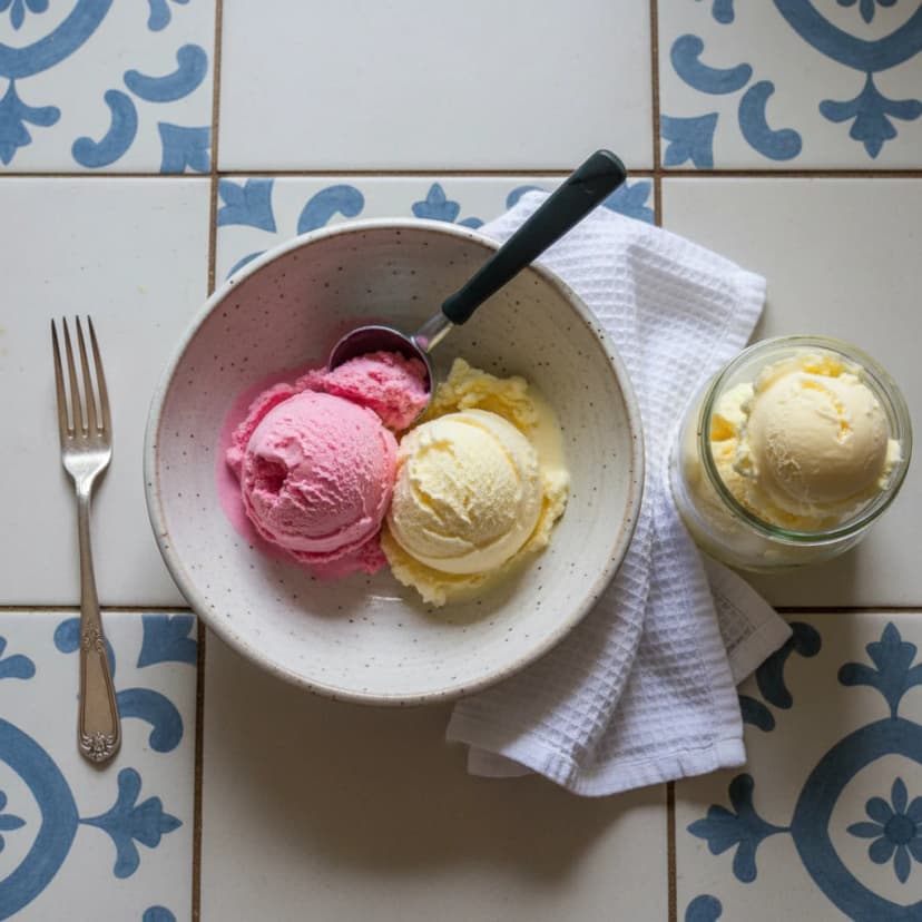 Sorvete Cremoso de Gelatina