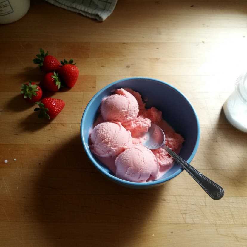 Sorvete Cremoso de Suco