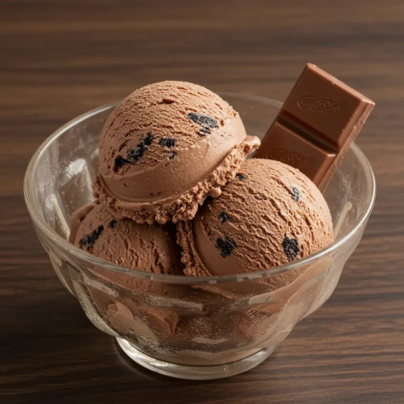 Sorvete de Oreo Cremoso