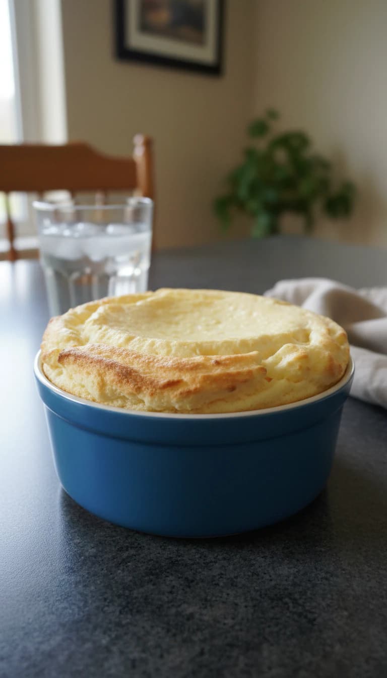 Soufflé de Queijo Parmesão