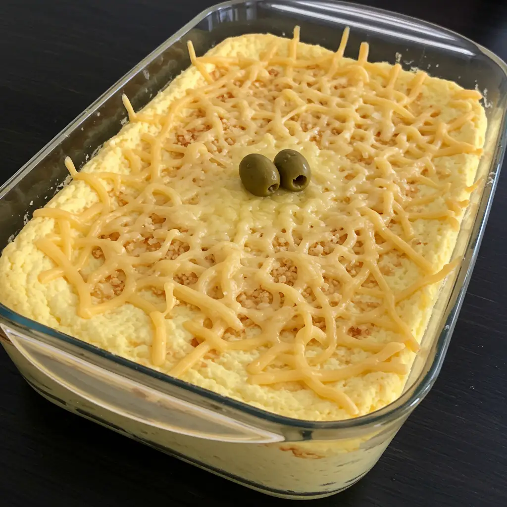 Suflê de Bacalhau Gratinado