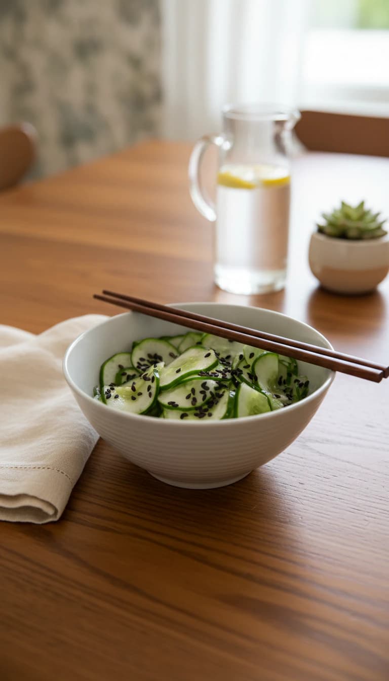 Sunomono de Pepino: Receita Refrescante