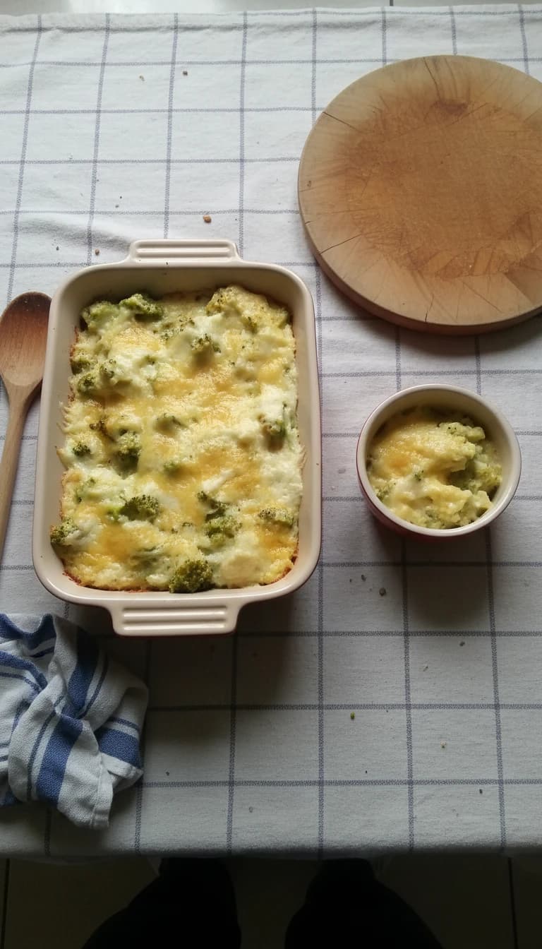 Tigela de Brócolis gratinada