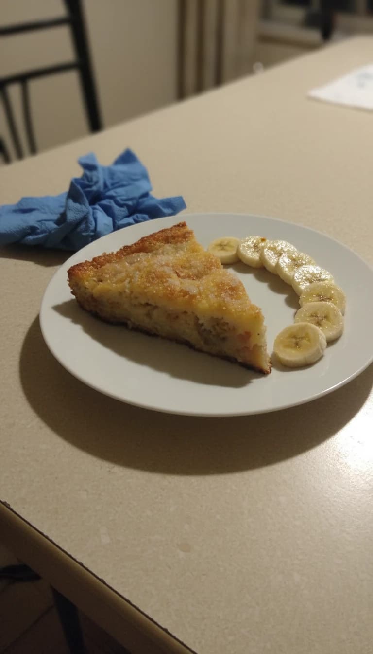 Torta Cremosa de Banana com Merengue