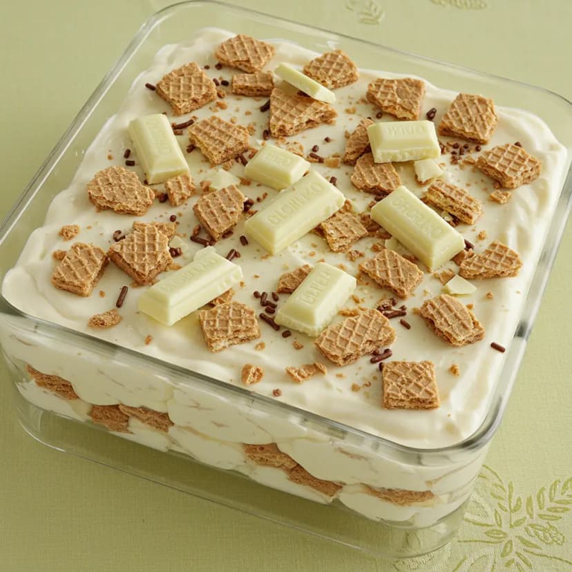 Torta Cremosa de Bolacha Maria