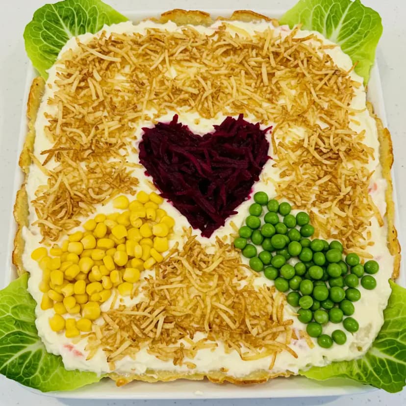 Torta Cremosa de Frango e Batata