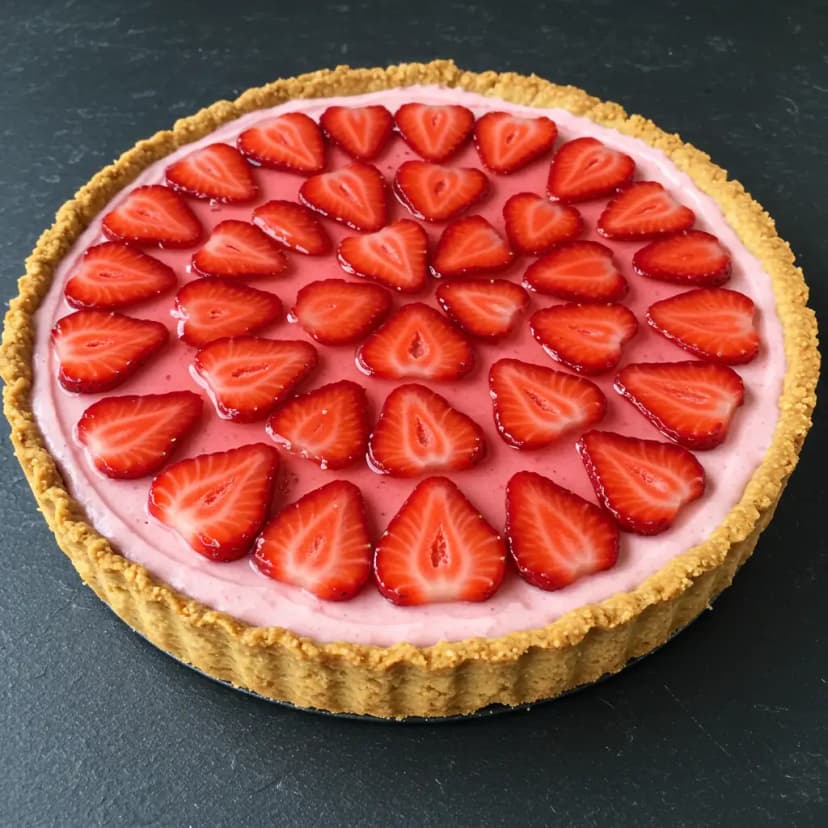 Torta Cremosa de Morango