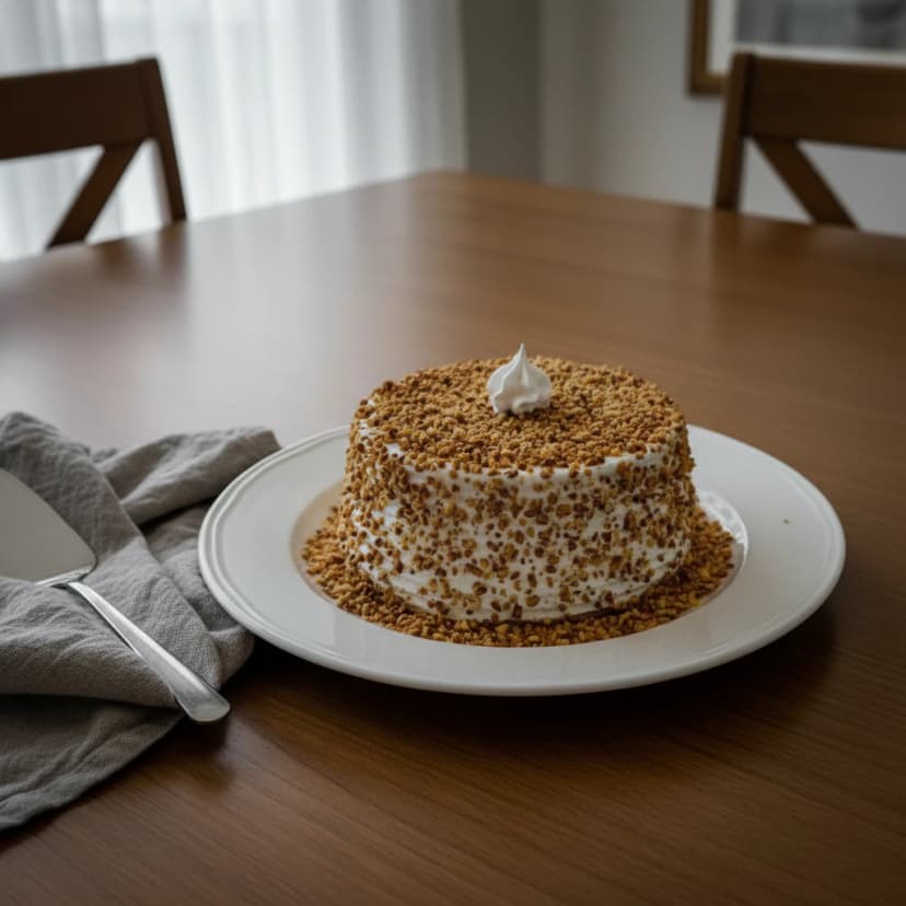 Torta de Chocolate com Nozes