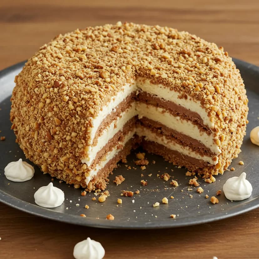 Torta de Chocolate com Suspiro