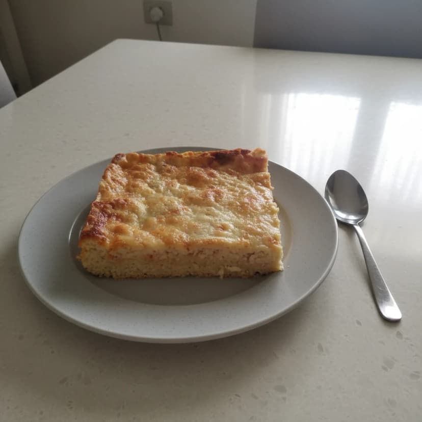 Torta de Pizza Cremosa com Batata