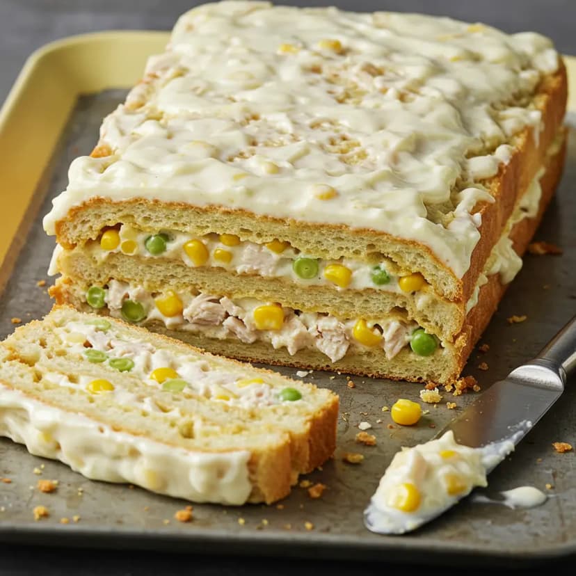 Torta Fria de Frango Cremosa