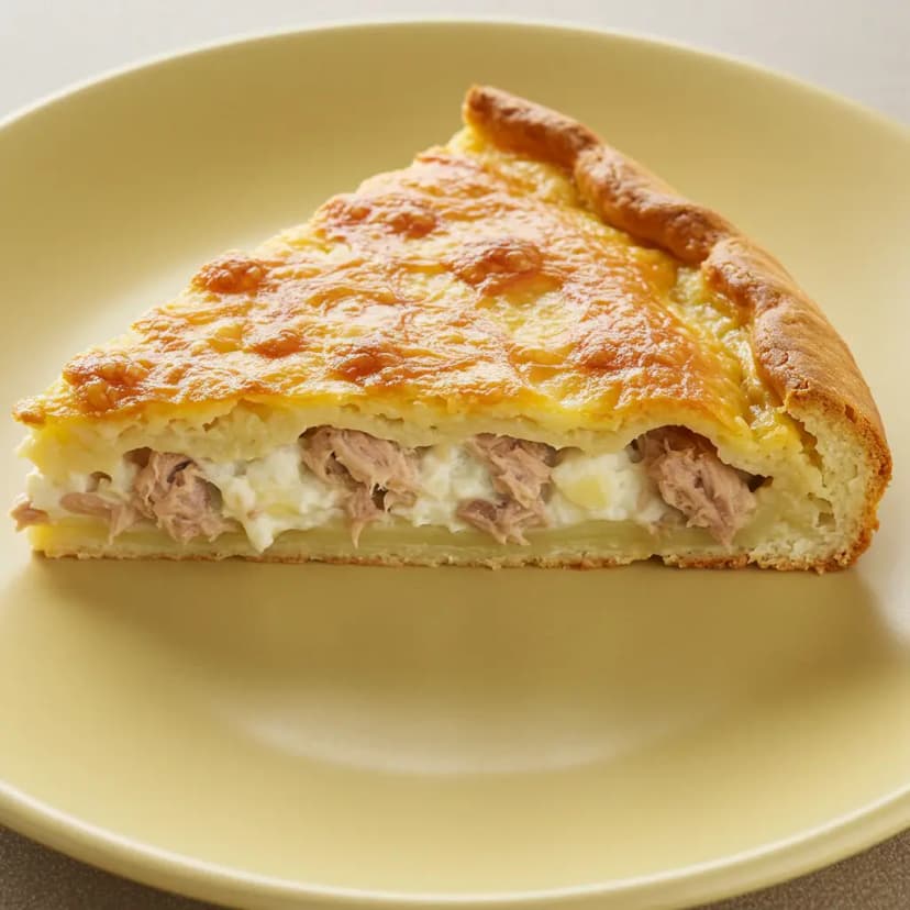 Torta Low Carb de Atum e Mussarela