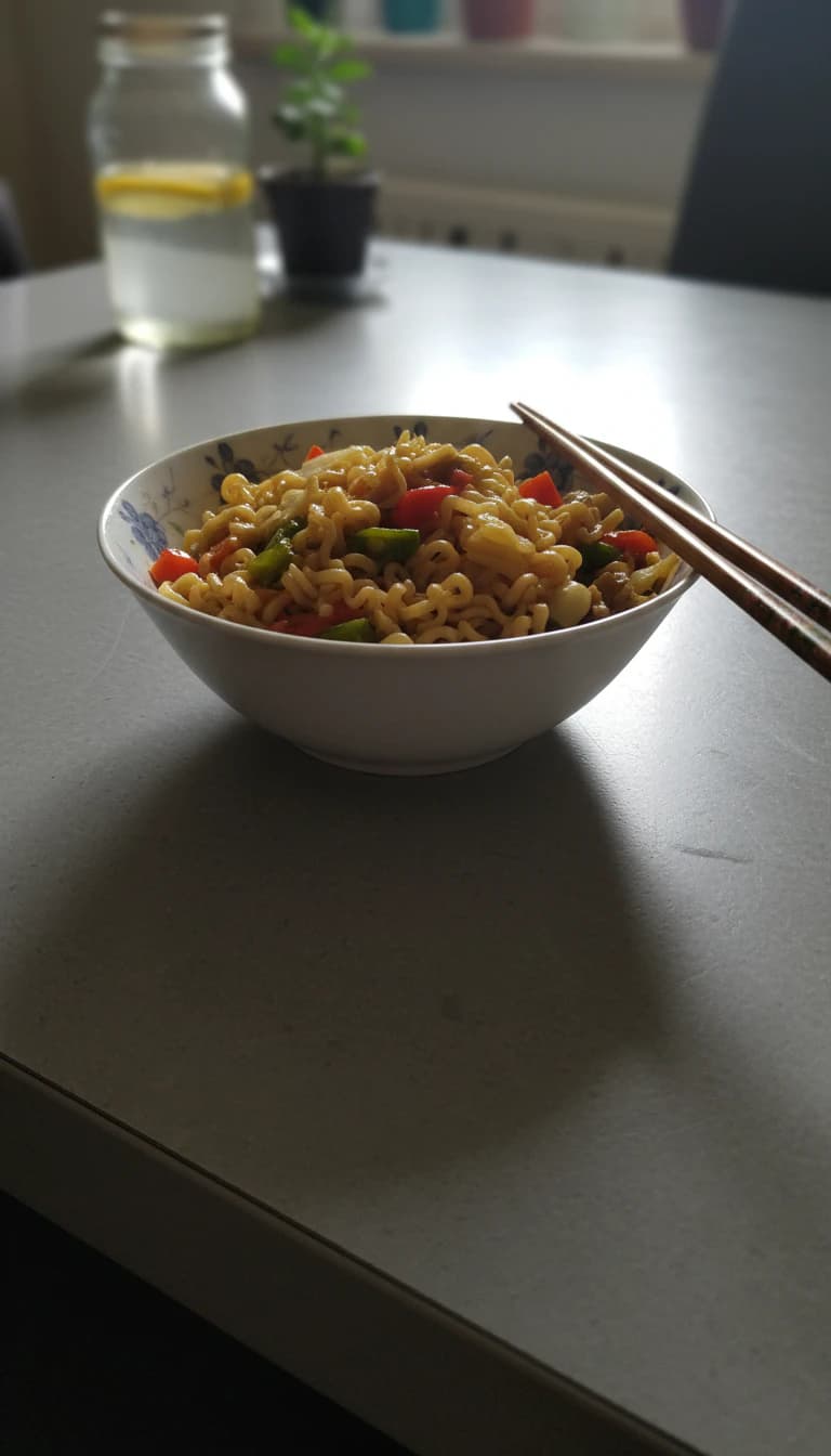 Yakissoba de Contrafilé com Legumes