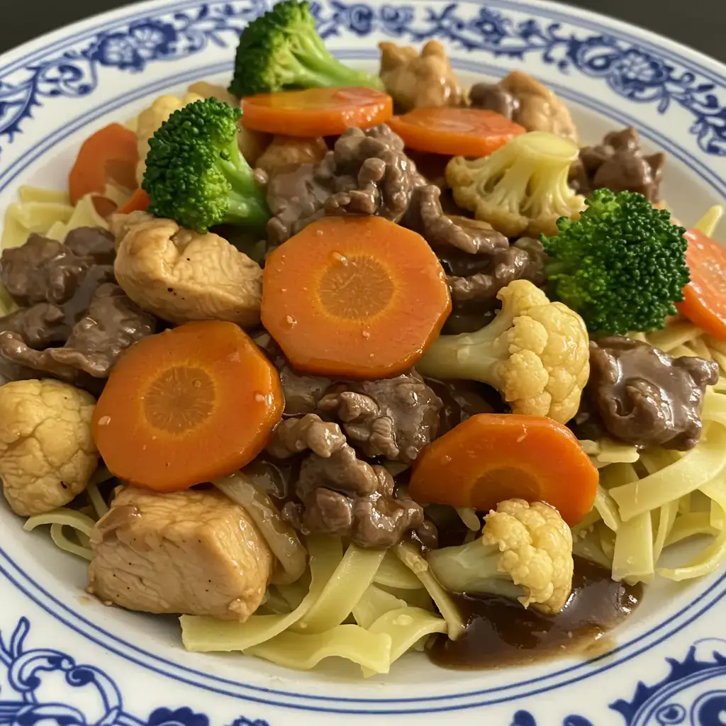 Yakissoba de Frango e Contrafilé