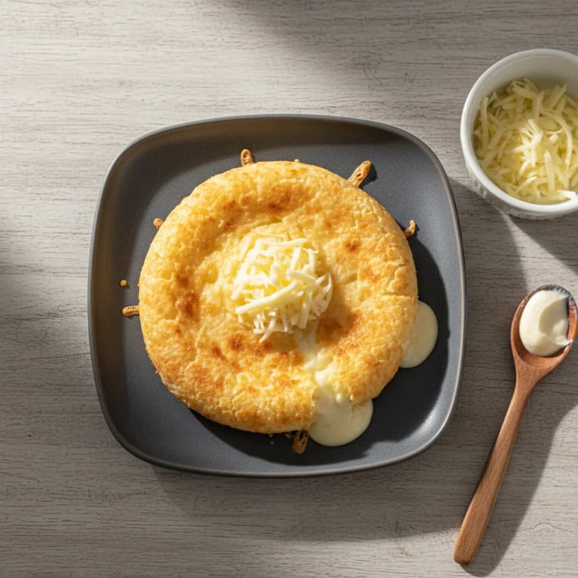 Pão de Queijo de Frigideira Fácil