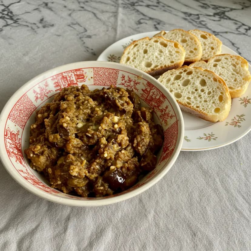 Aperitivo de Berinjela ao Forno