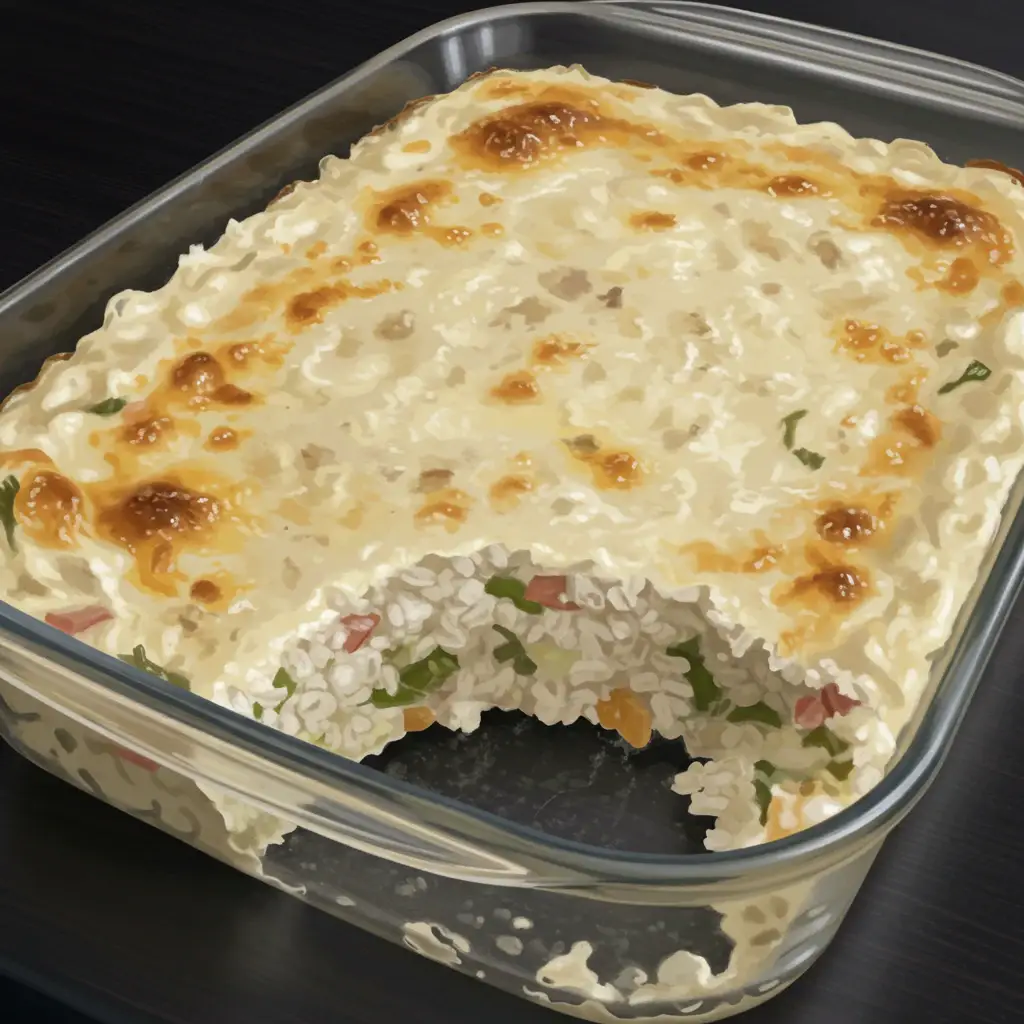 Arroz Cremoso com Presunto e Mussarela