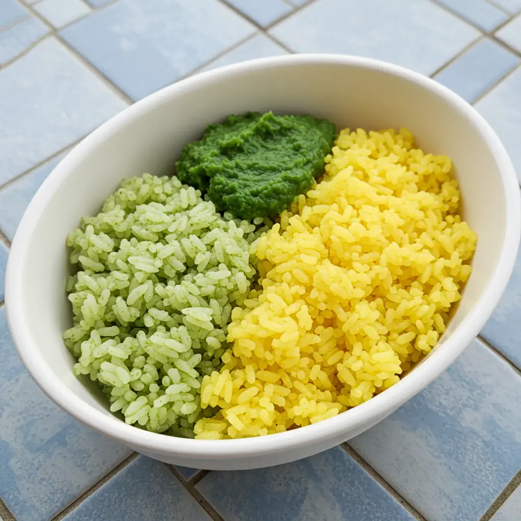 Arroz Verde e Amarelo: Bandeira do Brasil no Prato