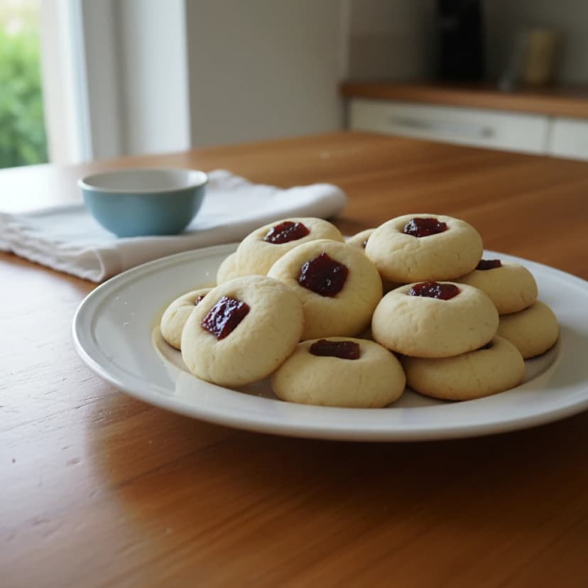 Biscoitinhos Amanteigados com Goiabada