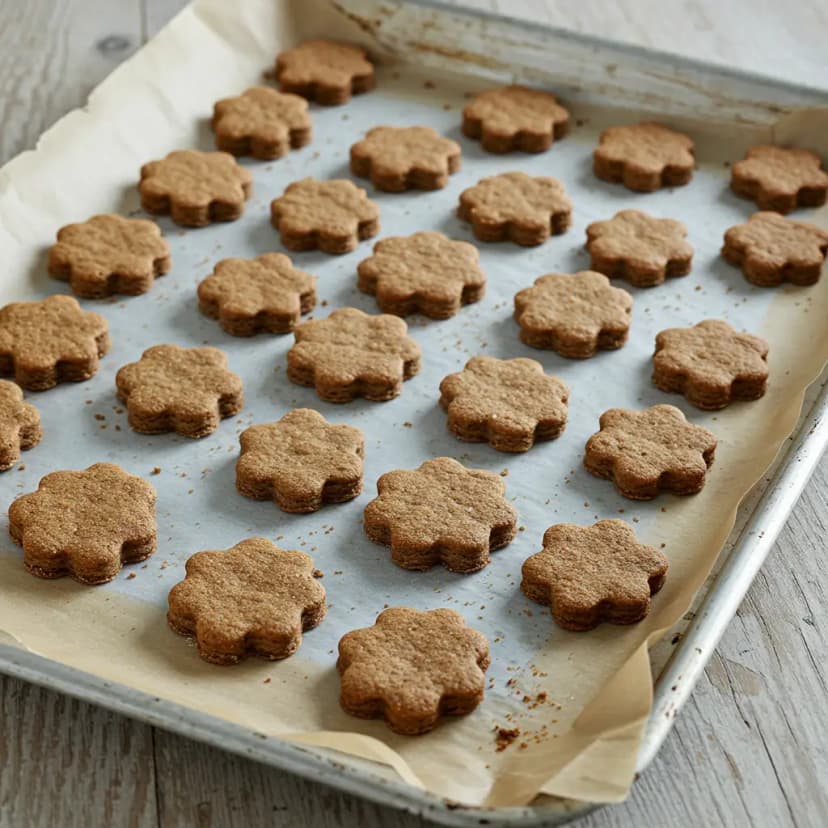 Biscoitos de Banana e Amendoim para Cães Veganos