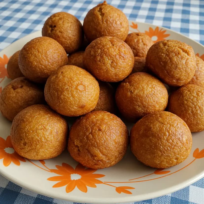 Bolinhos de Batata com Recheio de Carne
