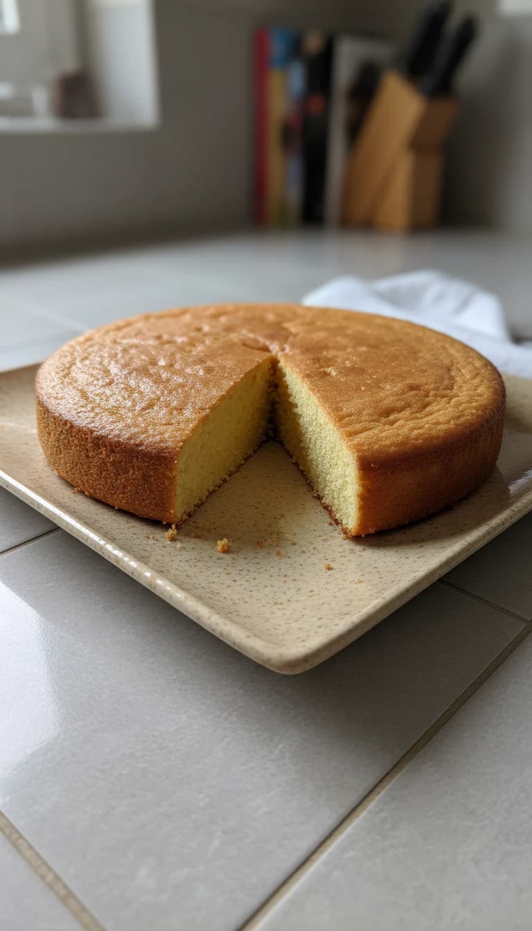 Bolo de Farinha de Milho com Queijo Parmesão