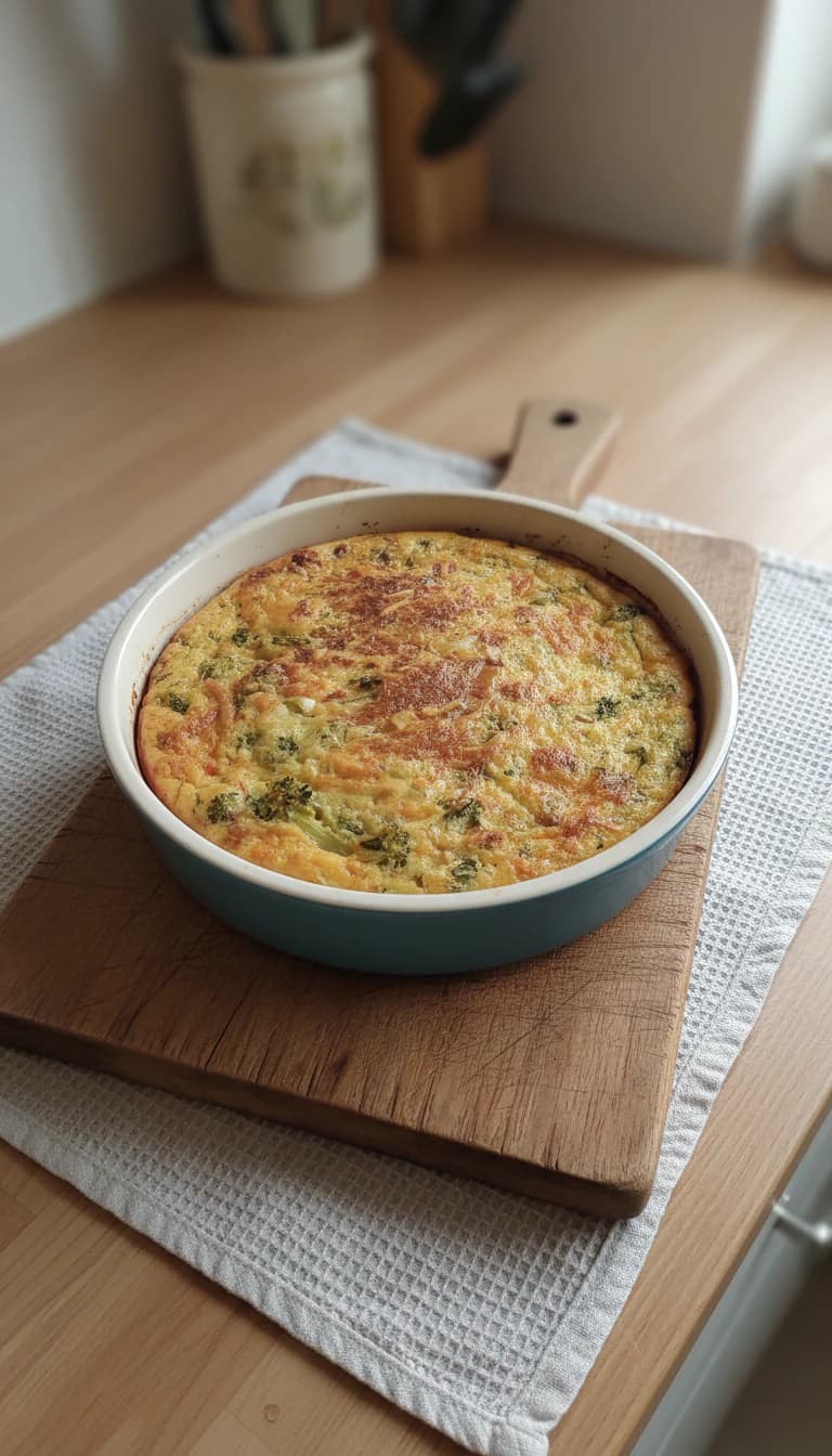 Bolo salgado de couve-flor