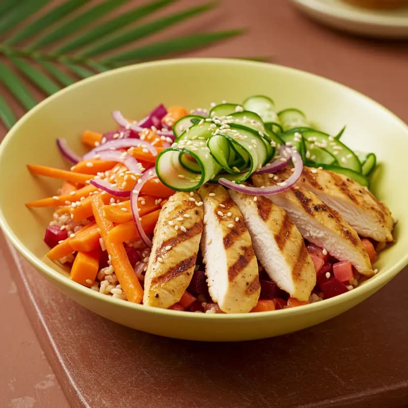 Bowl de Frango com Abóbora e Queijo Minas